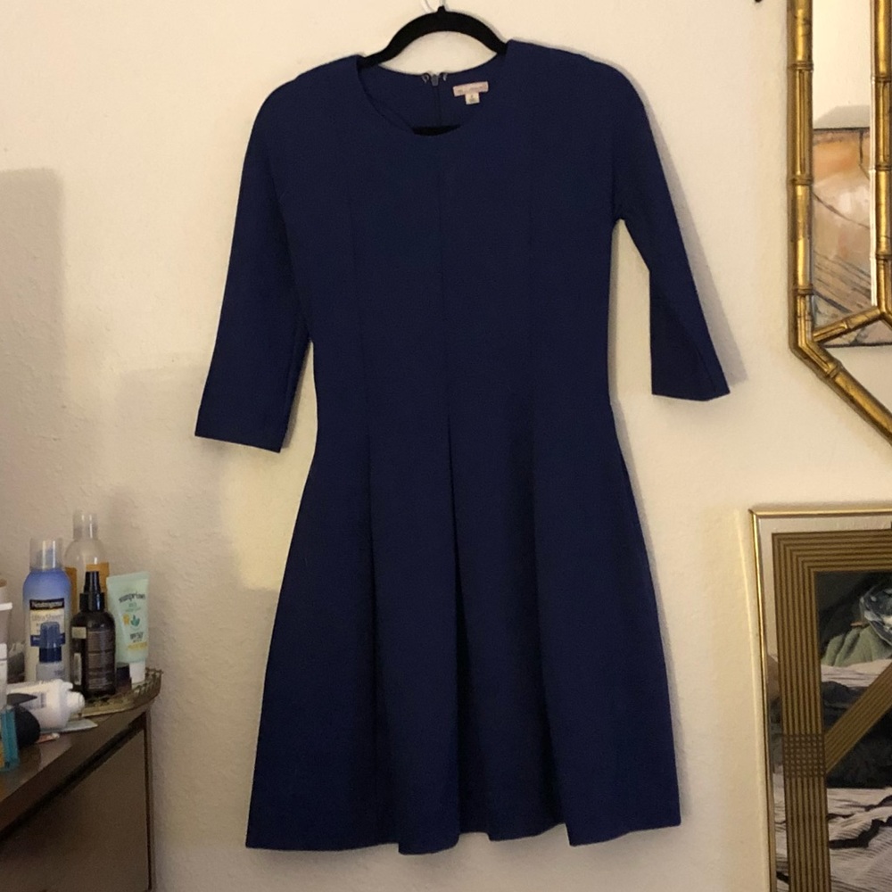 Gap Blue Ponte Dress with Pockets